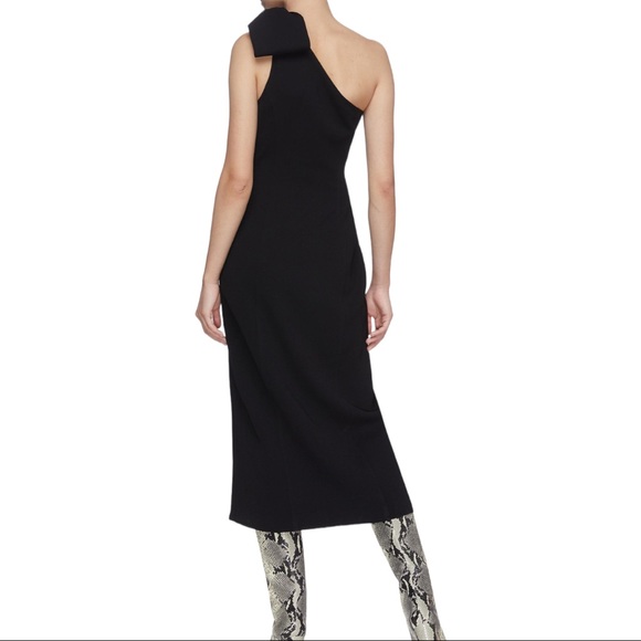 C/Meo Collective x Anthropologie Valance XS 0/2 Black Bow Shoulder Formal Dress - Picture 3 of 11